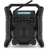 PerfectPro UBOX500R Bouwplaats Radio - DAB+ & FM - Bluetooth - AUX - USB - Oplaadbaar - UB500R2