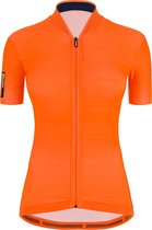 Santini Fietsshirt Korte mouwen Fluo Oranje Dames - Colore S/S Jersey For Women Flashy Orange - S