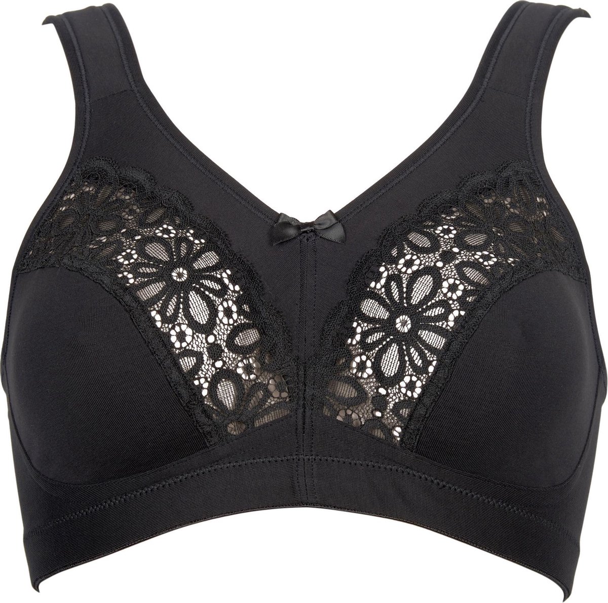 Elbrina beugelloze Vrouwen Beha - Zwart Black