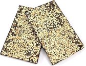 Joe & Mien Ambachtelijke Chocolade reep - Crushed Hazelnoot - Puur - 2 x 135 gram