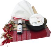 Beauty & Care - Cadeaupakket Hamam Compleet - Pestemal - Ghassoul klei - Kese - Tea Tree Lavendel