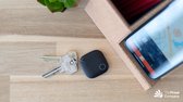 SHERLOCK - Mini GPS Tracker - GPS Tracker - Bluetooth Key Finder - Key Finder - Sleutelvinder - Track & Trace Volgsysteem - Volgsysteem Voor kind / Auto / Scooter / Fiets / Kat / Hond - Zwart