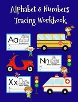 Alphabet & numbers tracing book
