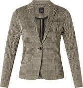 YESTA Vayr Blazer - Dark Camel/Multi - maat 1(48)