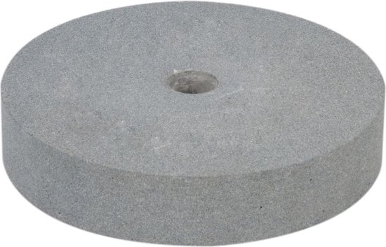 Pierre à aiguiser grise, grain grossier P36, diamètre 150mm, épaisseur 20mm, alésage 12,7mm.