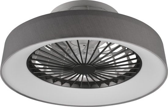 Reality FARSUND - Ventilator - Grijs - SMD LED - Binnenverlichting