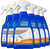 BLUE WONDER | TEGEN SCHIMMEL SPECIAALREINIGER | VOORDEELVERPAKKING 6x 500 ml spray fles (3 L)
