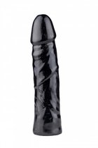XXLTOYS - Christiaan - Dildo - Inbrenglengte 21 X 4.5 cm - Black - Uniek Design Realistische Dildo – Stevige Dildo – voor Diehards only - Made in Europe