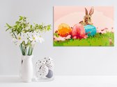 Doe-het-zelf op canvas schilderen - Easter Rabbit-60x40