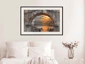 Artgeist - Schilderij - Sunset In The Ancient City - Multicolor - 90 X 60 Cm