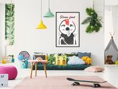 Artgeist - Schilderij - Sloths Favourite Food -. - Multicolor - 20 X 30 Cm