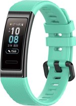 Siliconen Smartwatch bandje - Geschikt voor  Huawei band 3 / 4 Pro silicone band - aqua - Horlogeband / Polsband / Armband