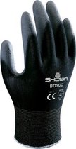 Showa - BO-500 Palm Fit Glove Werkhandschoenen - Zwart/Grijs - Maat 7/M