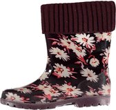 Xq Footwear Regenlaarzen Dames Rubber Paars Maat 37