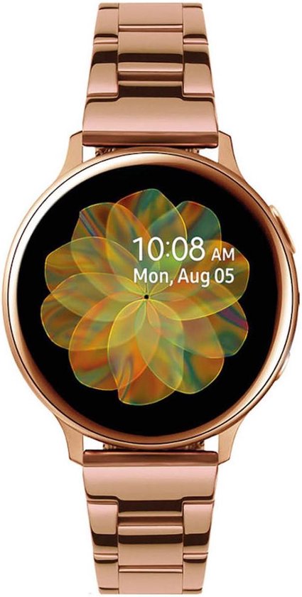 Samsung Galaxy Watch Active2 - Acier - Bracelet à maillons - Montre  connectée femme -... | bol.com