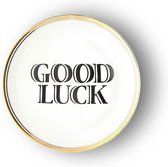 Bitossi Home Funky Table Bord - Good Luck - Ø 17 cm - Porselein