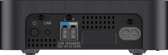 Sony HT-S40R - Soundbar met subwoofer en draadloze achterspeakers - Zwart - Sony