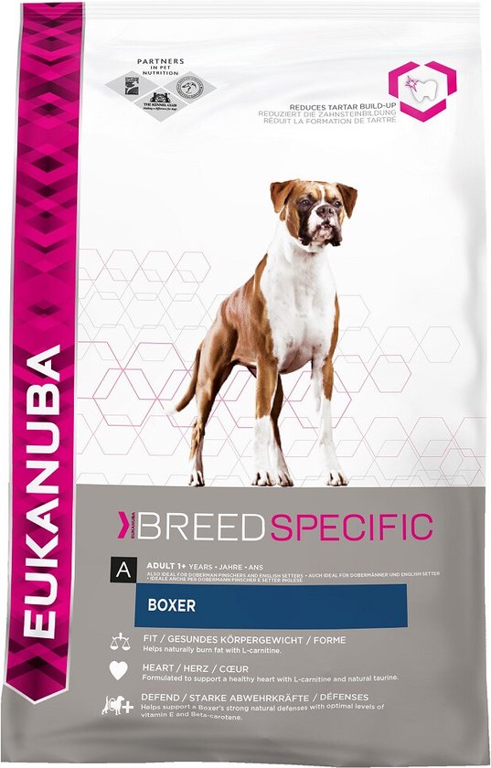 Eukanuba Boxer - Breed Specific - Kip - Hondenvoer - 12 kg | bol