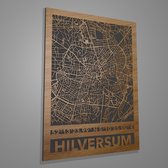 Stadskaart Hilversum met coördinaten