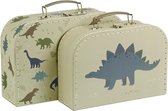 Set de valises : Dinosaures | A Little Lovely Company