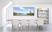 KEK Original - Special - Paris Panorama - wanddecoratie - 250 x 100 cm - muurdecoratie - Dibond 3mm -  schilderij