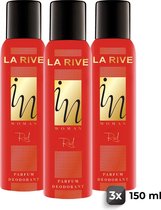 La Rive Deo In Woman Red - Voordeelverpakking 3 Stuks