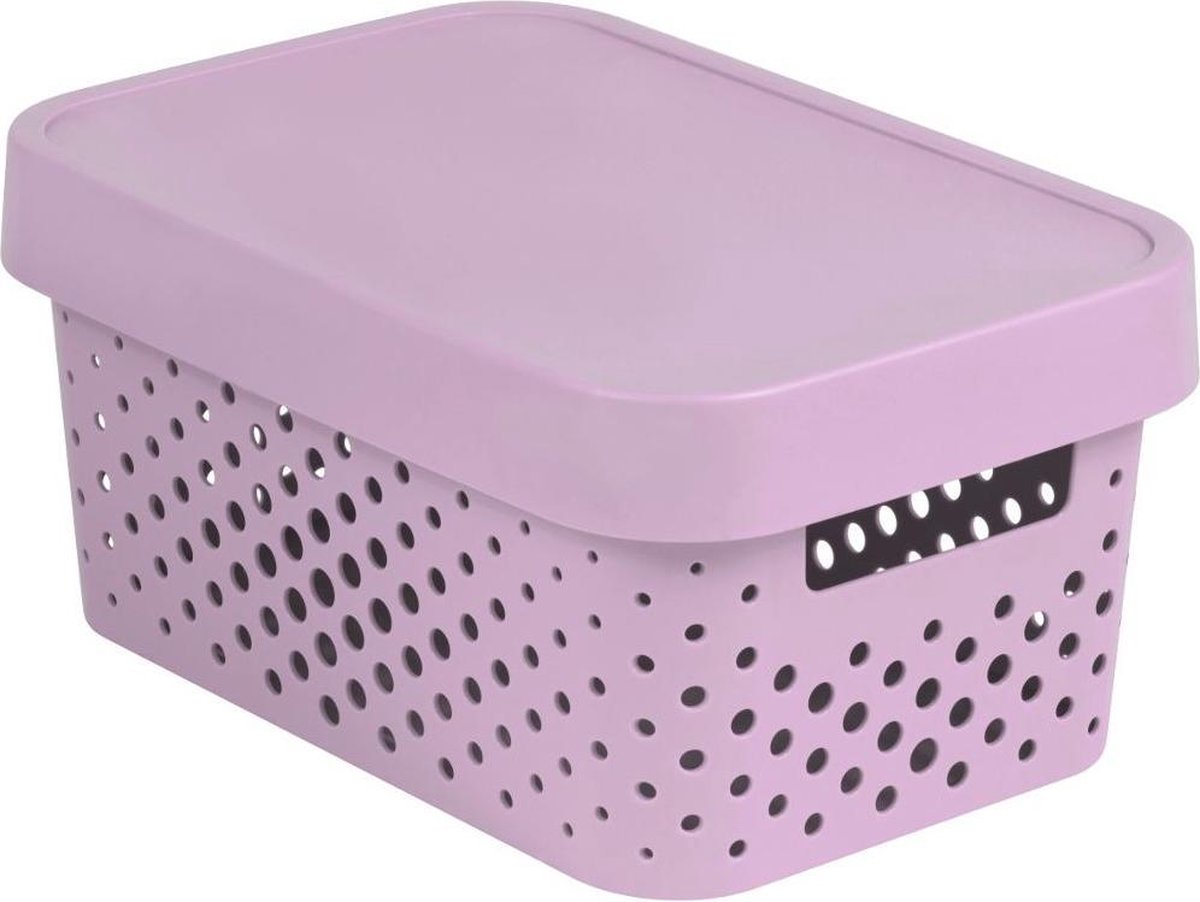 Curver Opengewerkte container met Infinity-deksel 4.5L roze