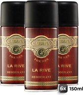 La Rive Deo Cabana for Man - Voordeelverpakking 6 Stuks
