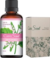 CareScent Patchouli Olie | Etherische Olie voor Aromatherapie | Essentiële Olie | Aroma Diffuser Olie Patchoeli- 50ml