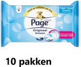Page papier toilette humide - Original clean - multipack 10 packs