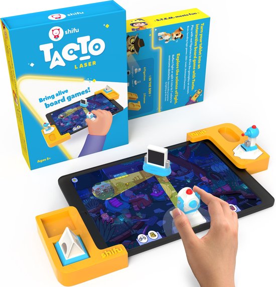 Tacto Laser by PlayShifu (met app) - Interactief bordspel - STEM-speelgoed  voor... | bol.com