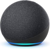 Echo Dot (4e generatie) Internationale versie | Smart luidspreker met Alexa | Antraciet | Nederlandse taal niet beschikbaar