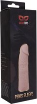 Power Escorts  - Realistische Penis Sleeve - Penis Extender - Art Argus AT 001029 - 18 Cm - beige - Aantrekkelijk verpakking