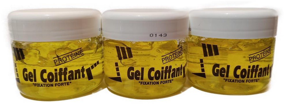 Haargel - Coiffant - Met Proteine - 250 ml - Sterke Fixatie - Voordeelverpakking 3 x 250 ml