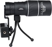 Monocular 16X52mm | monoculair verrekijker |inclusief koffer + statief + telefoonhouder | telescoop | monoculair