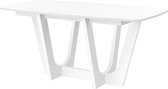 URBINO Uitschuifbare Eettafel - Uitschuifbaar - Hoogglans Wit - Modern Design
