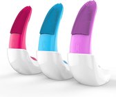 Papillon - Elektrische Siliconen Gezichtsborstel - Warme Gezichtsreiniger - Draadloos USB oplaadbaar - Blauw