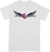 Falcon Winter Soldier Captain America Logo  T-Shirt - L