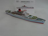 modelbouw, bouwplaat m.s. Windsor Castle, schaal 1/400