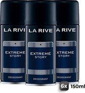 La Rive Deo Extreme Story for Man - Voordeelverpakking 6 Stuks