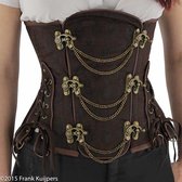 Steampunk korset Sarah, maat 46 (taille 36")