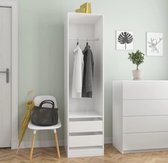 NIEUWE COLLECTIE - Kast - Kledingkast - Hoogglans wit - Kast - Spaanplaat - Slaapkamer - Small look - Design - Modern - Nieuwste Collectie