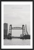 Poster Haven Rotterdam A4 - 21 x 30 cm (Exclusief Lijst)