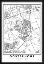 Poster Stad Oosterhout A4 - 21 x 30 cm (Exclusief Lijst)