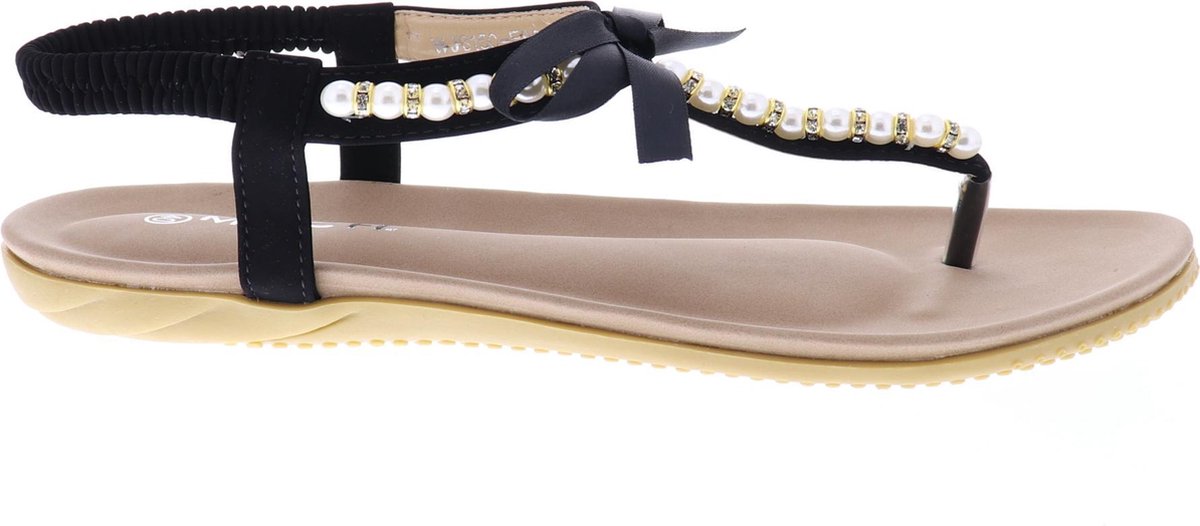 MRCH. Label Senne Dames Sandalen - Zwart - Maat 40