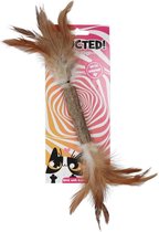 Addicted Stick with caterpillar and feathers Speelgoed voor katten - Kattenspeelgoed - Kattenspeeltjes