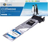 G&G T9452 XL voor Epson T9452 T9452XL Inktcartridge Cyaan - Huismerk