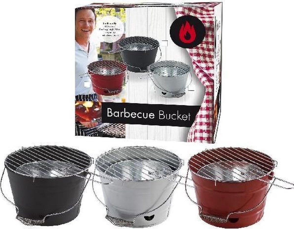 Bbq Barbecue Emmer D27.5cm 3as