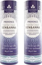 Ben & Anna Natural Stick Deodorant - Provence - 2 pak