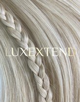 LUXEXTEND Weave Hair Extensions #60A | Human hair Blonde | Human Hair Weave | 60 cm - 100 gram | Remy Sorted & Double Drawn | Haarstuk | Extensions Blond | Extensions Haar | Extens
